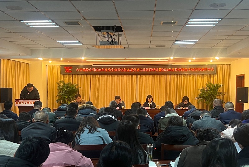 市城投公司召開(kāi)2024年度黨支部書(shū)記抓基層黨建工作述職評(píng)議會(huì)議暨2024年度目標(biāo)績(jī)效考核述職測(cè)評(píng)會(huì)議