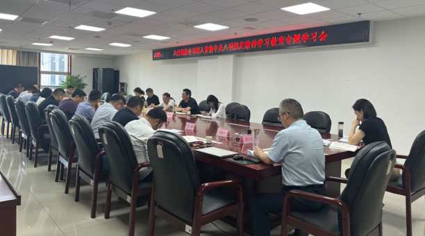 市城投公司召開深入貫徹中央八項(xiàng)規(guī)定精神學(xué)習(xí)教育專題學(xué)習(xí)會
